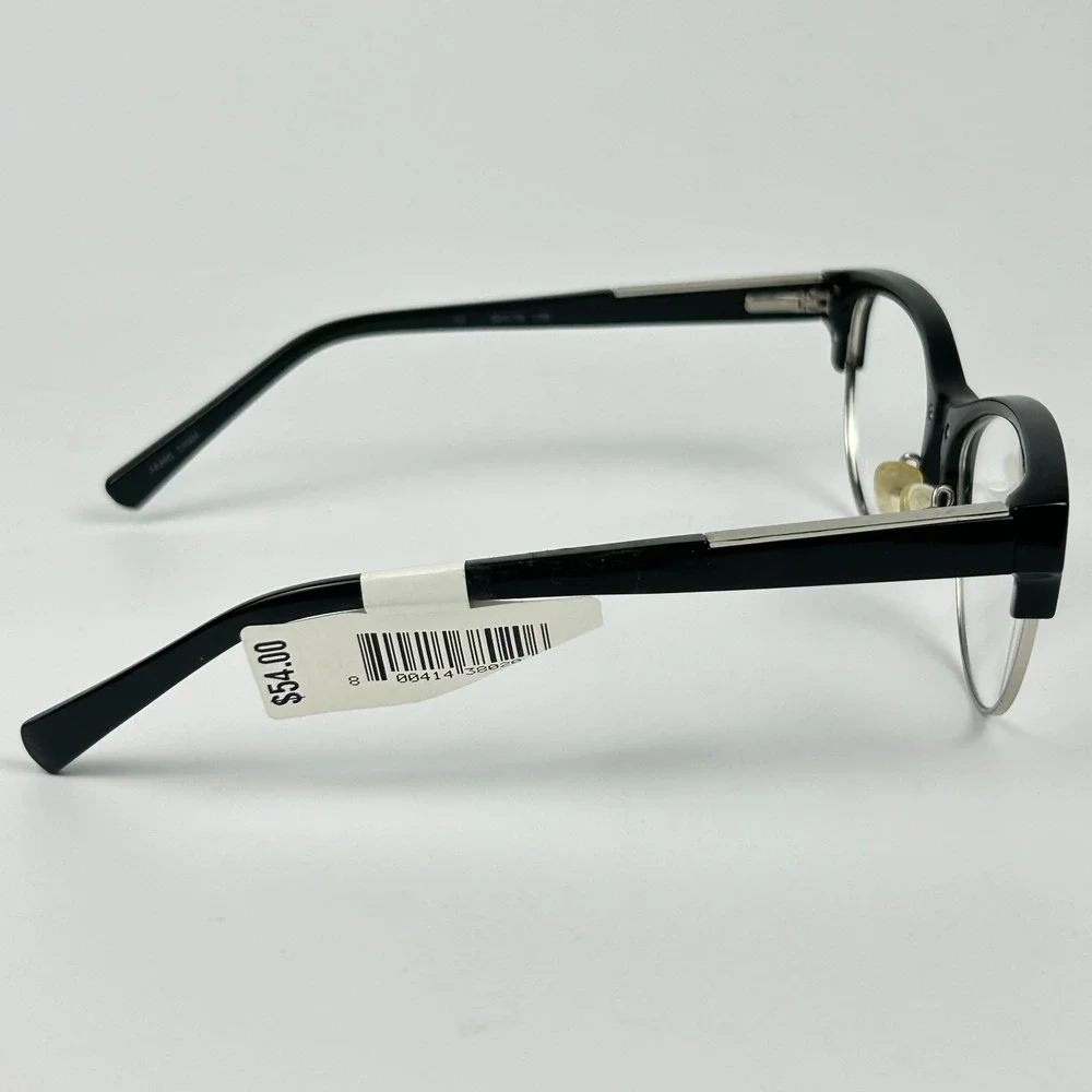 Designer Looks for Less L5000 009 Womens Eyeglasses Black Half Rim 52-15-135 mm
